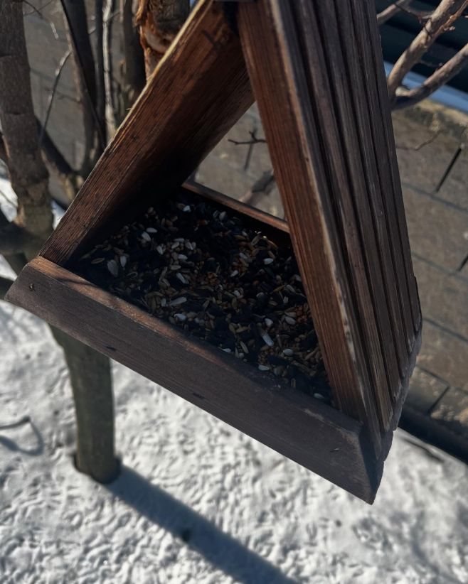 Tak málo stačí pro tolik radosti :). #tapickyvesnehu #krmimezviratka #vyhlizimejaro